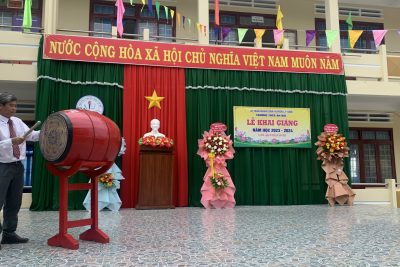 Hình ảnh khai giảng năm học 2023-2024 của Trường THCS An Hải